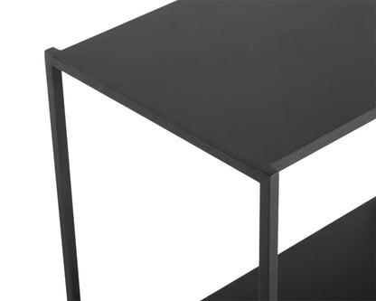 NAHLA EIFFEL LOW BOOKCASE - MEDIUM - BLACK