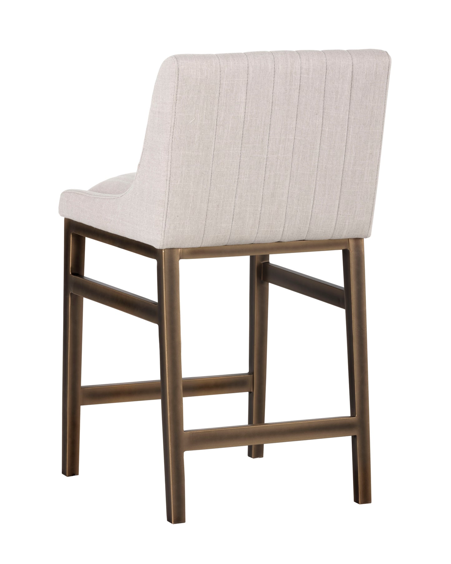 NAHLA HALDEN COUNTER STOOL - BEIGE LINEN