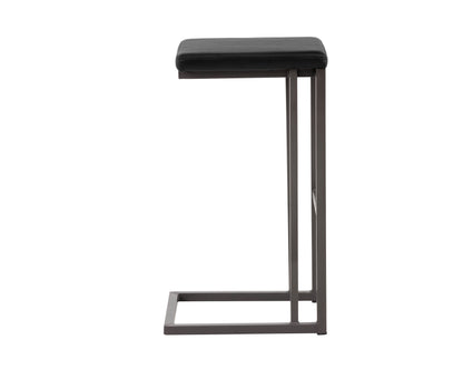 NAHLA BOONE BARSTOOL - GREY - ONYX