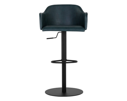 NAHLA HENSLEY ADJUSTABLE STOOL - DARK TEAL