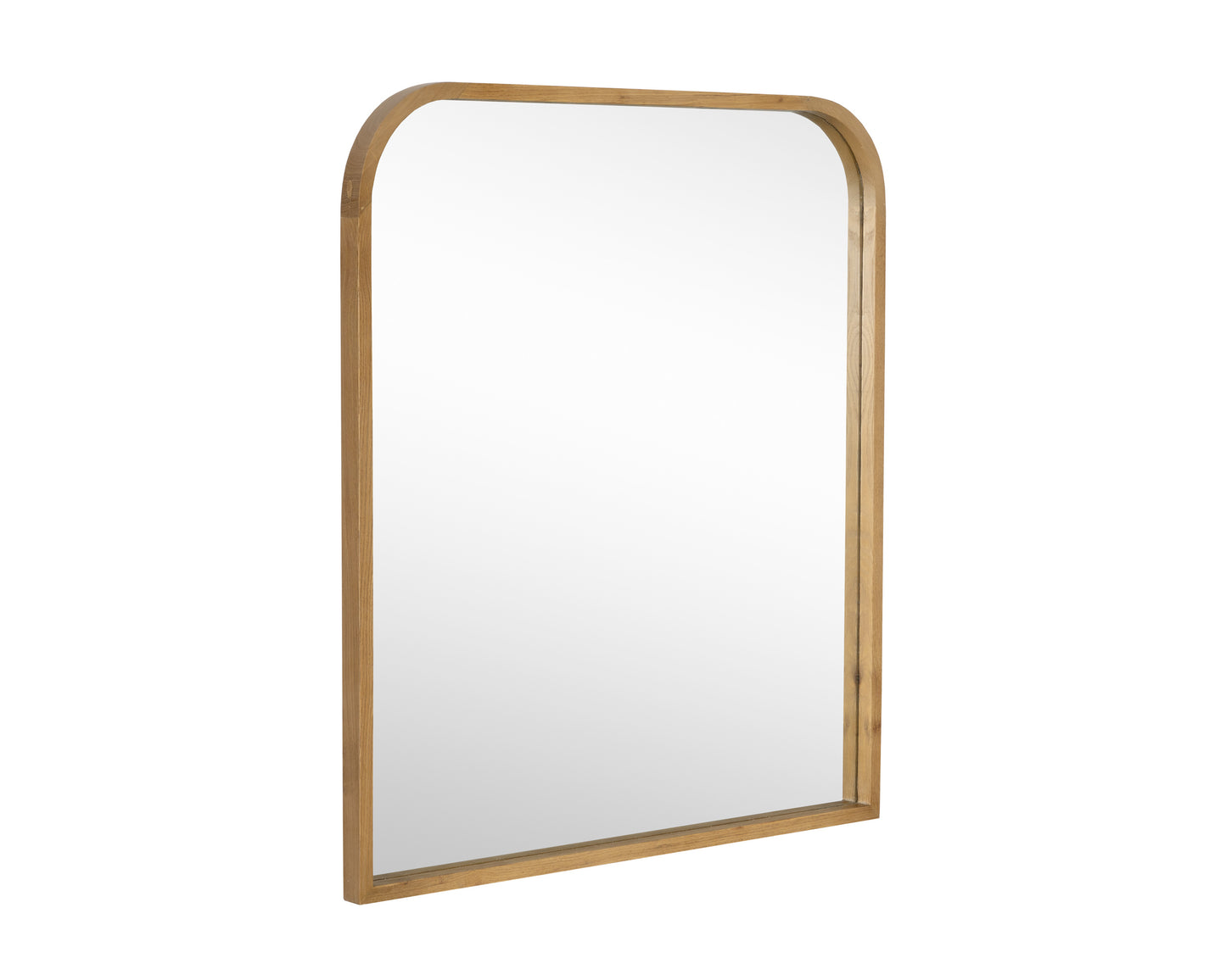 NAHLA CALABASAS WALL MIRROR - RUSTIC OAK