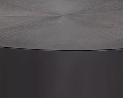 NAHLA CREED COFFEE TABLE - LARGE - GUNMETAL