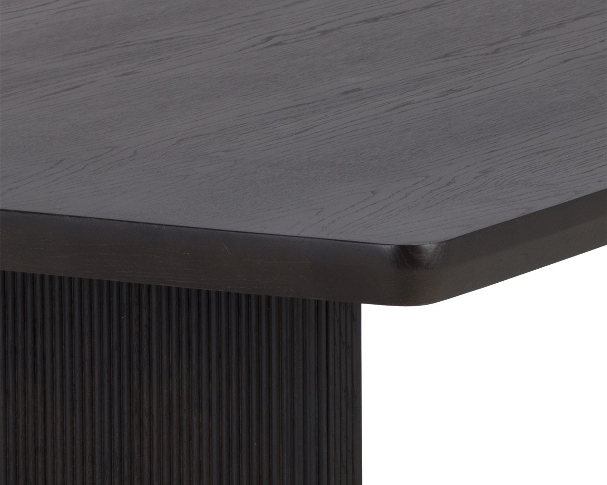 NAHLA KALLA DINING TABLE - RECTANGULAR - CHARCOAL - 96"