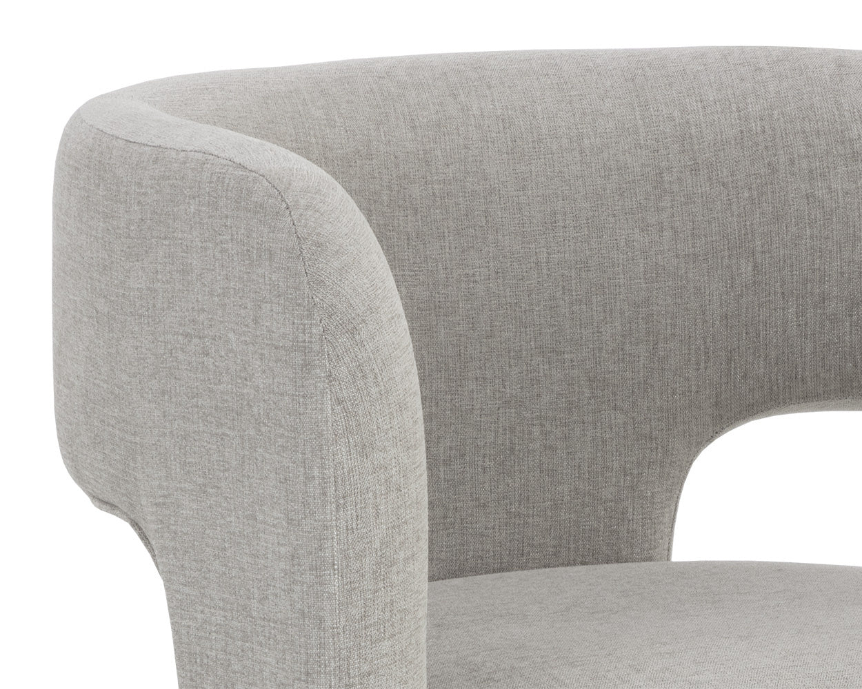 NAHLA ISIDORE LOUNGE CHAIR - ERNST SANDSTONE