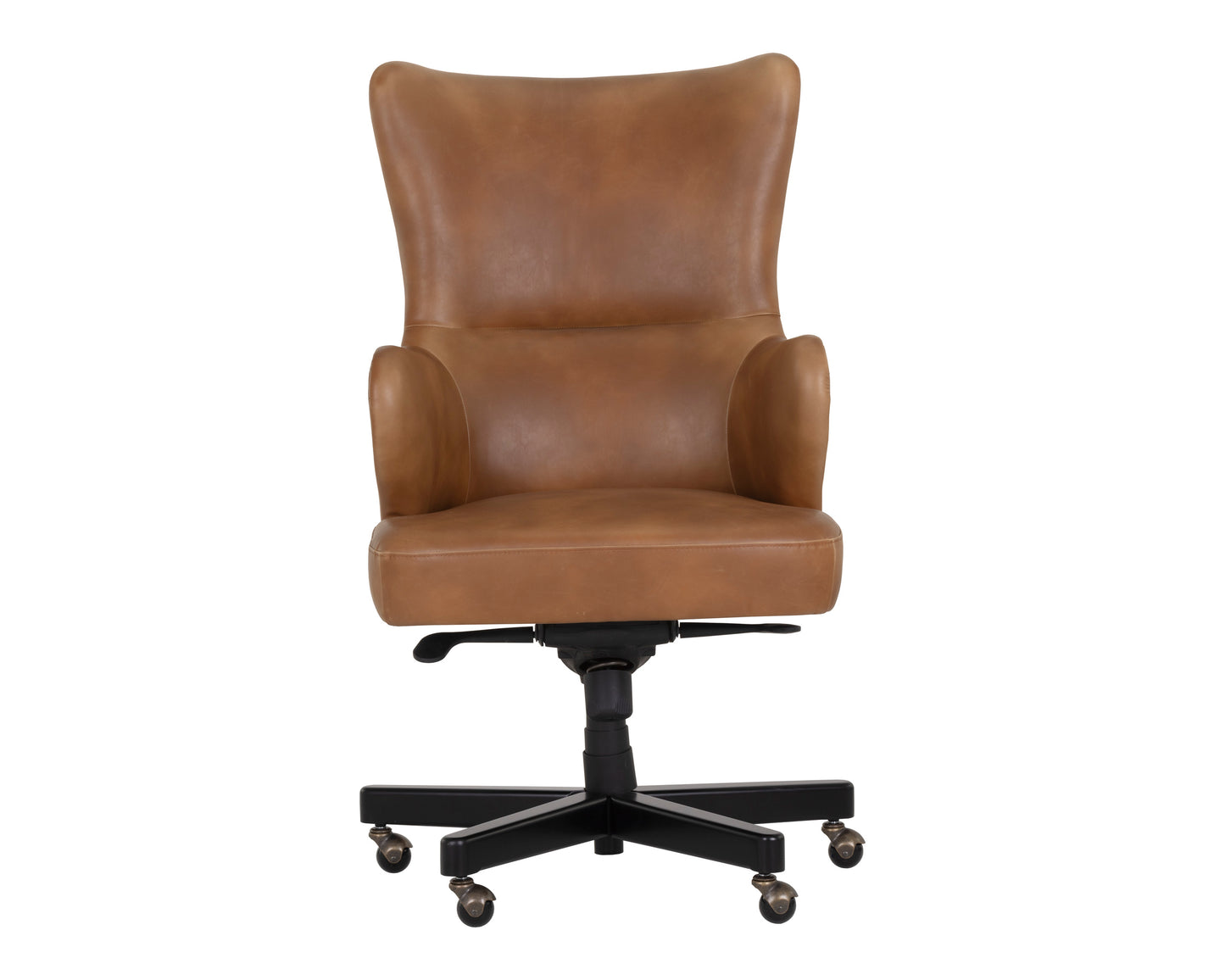 NAHLA HUBERT OFFICE CHAIR - TOBACCO TAN