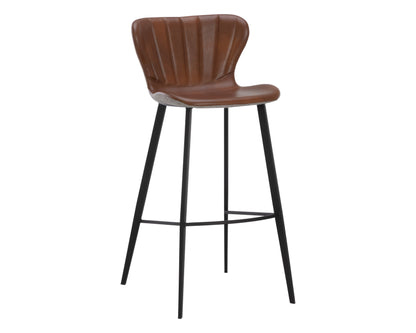 NAHLA ARABELLA BARSTOOL - BRAVO COGNAC / NOVEMBER GREY