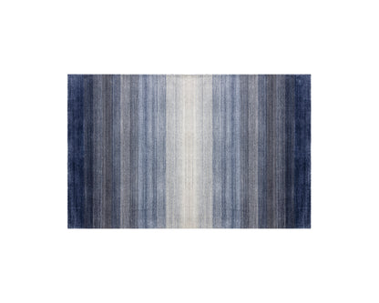 NAHLA LAGOS HAND-LOOMED RUG - BLUE - 5' X 8'