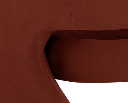 NAHLA ROSALIA LOUNGE CHAIR - MEG RUST