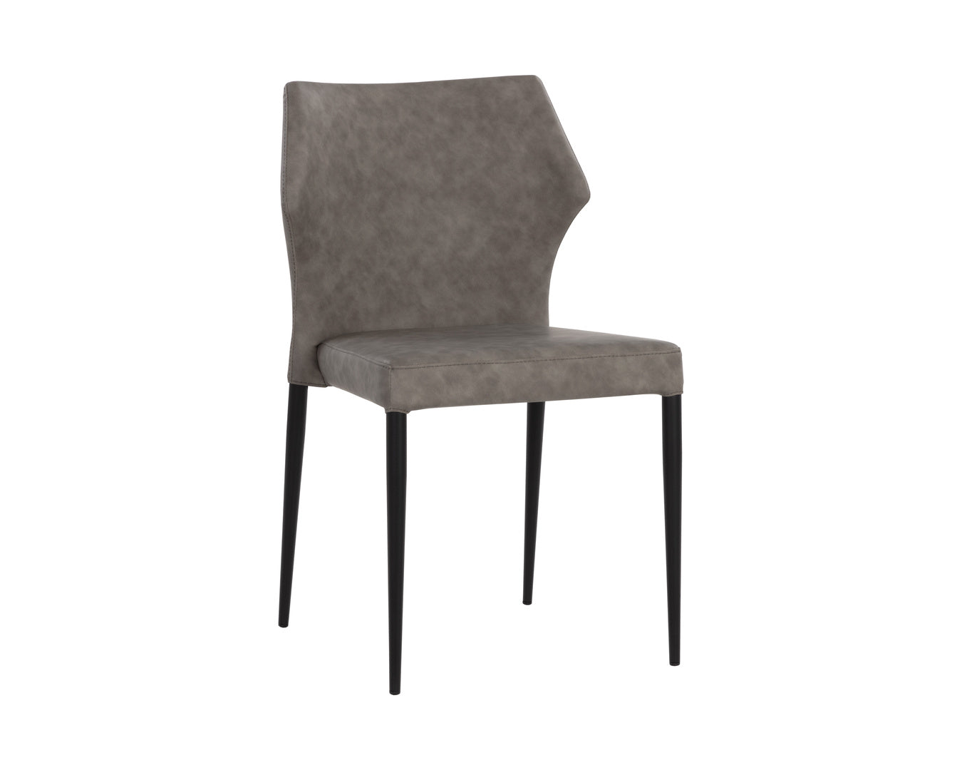 NAHLA JAMES STACKABLE DINING CHAIR - BOUNCE SMOKE