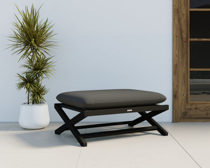 NAHLA BARI STOOL - CHARCOAL - GRACEBAY GREY