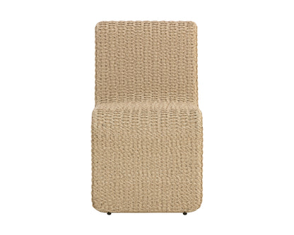 NAHLA EDESSA DINING CHAIR - NATURAL