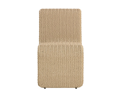 NAHLA EDESSA DINING CHAIR - NATURAL