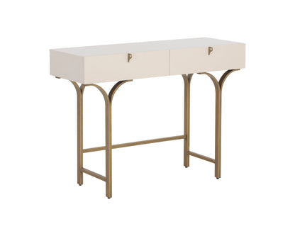 NAHLA CELINE CONSOLE TABLE - CREAM