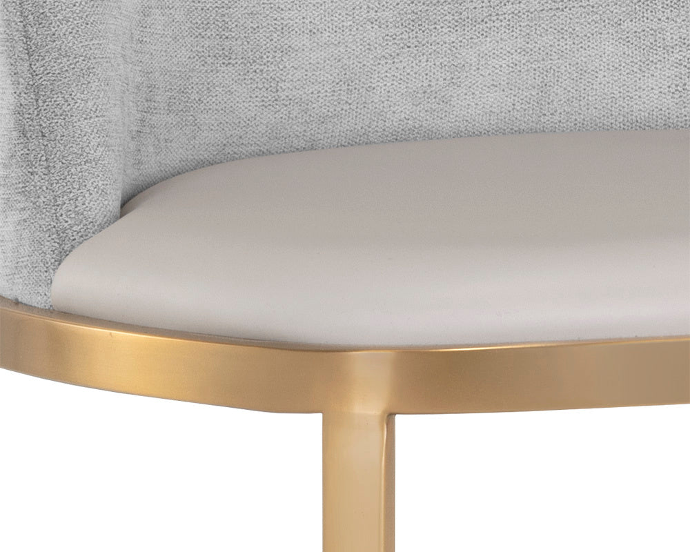 NAHLA DOVER COUNTER STOOL - NAPA STONE / POLO CLUB STONE