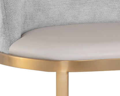 NAHLA DOVER COUNTER STOOL - NAPA STONE / POLO CLUB STONE