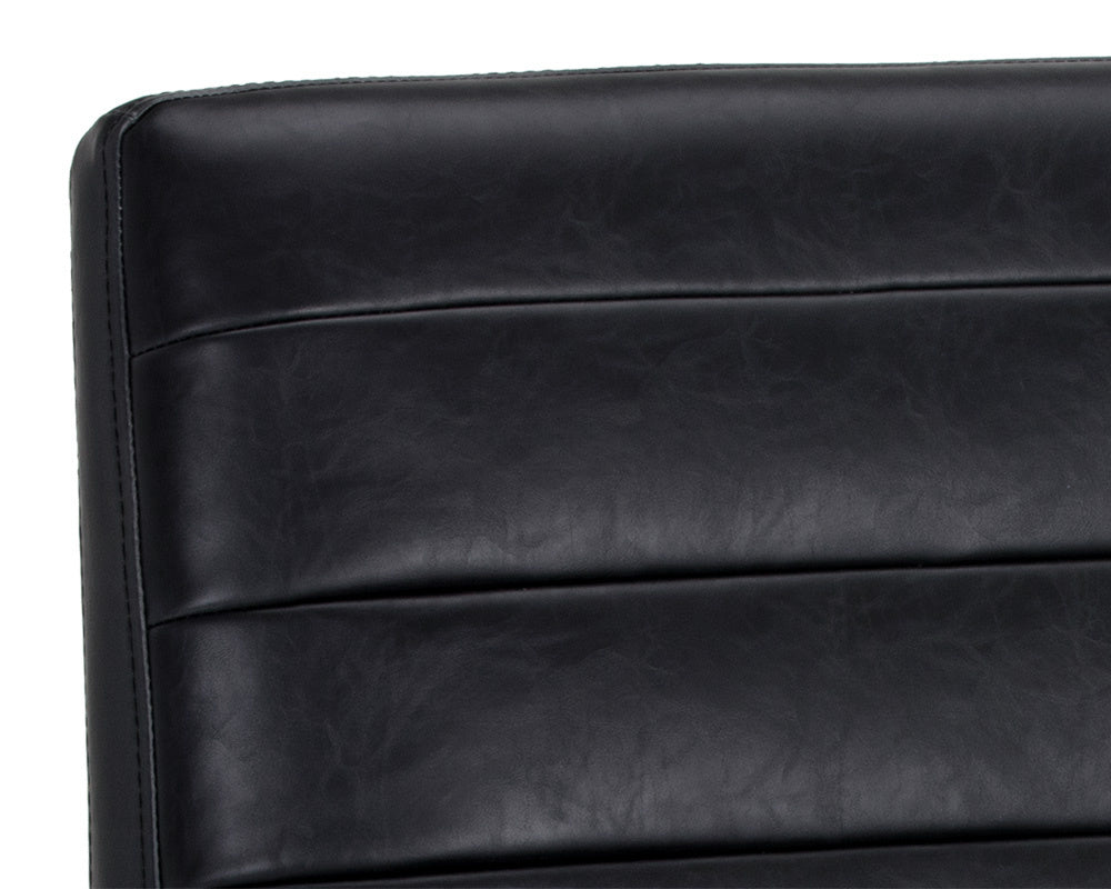 NAHLA SPYROS DINING CHAIR - COAL BLACK