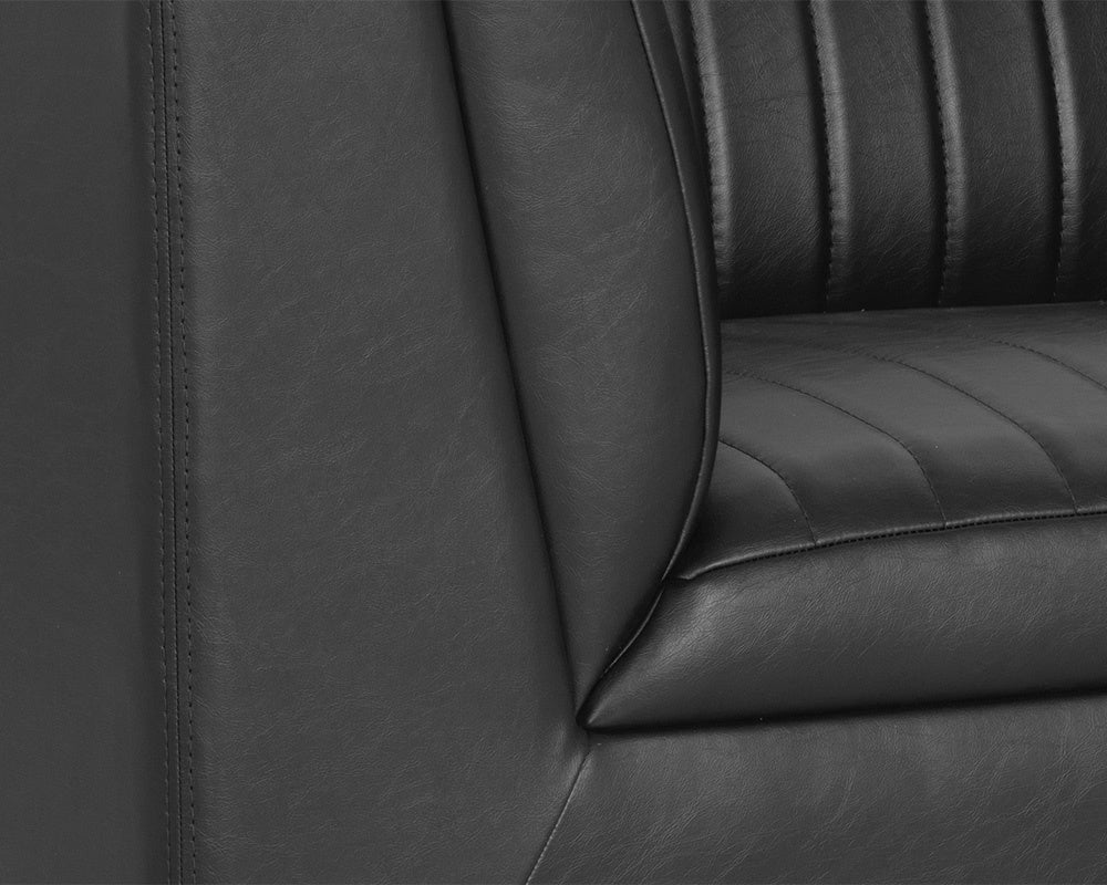 NAHLA BRADLEY ARMCHAIR - VINTAGE BLACK