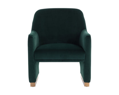 NAHLA JAIME LOUNGE CHAIR - MEG DARK EMERALD