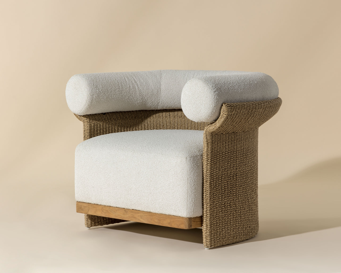 NAHLA ASOS LOUNGE CHAIR - LOUIS CREAM