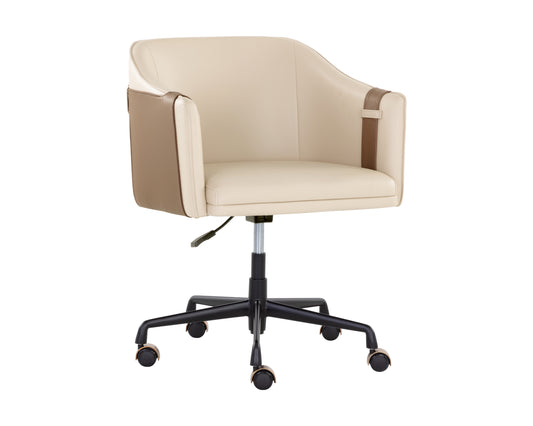 NAHLA CARTER OFFICE CHAIR - NAPA BEIGE / NAPA TAN