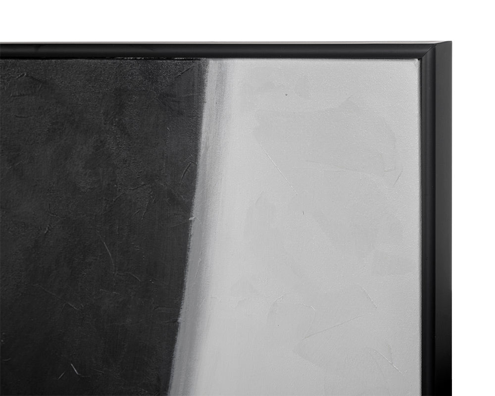 NAHLA DOUBLE CROSS (SET OF 2) - 48" X 48" - BLACK FLOATER FRAME