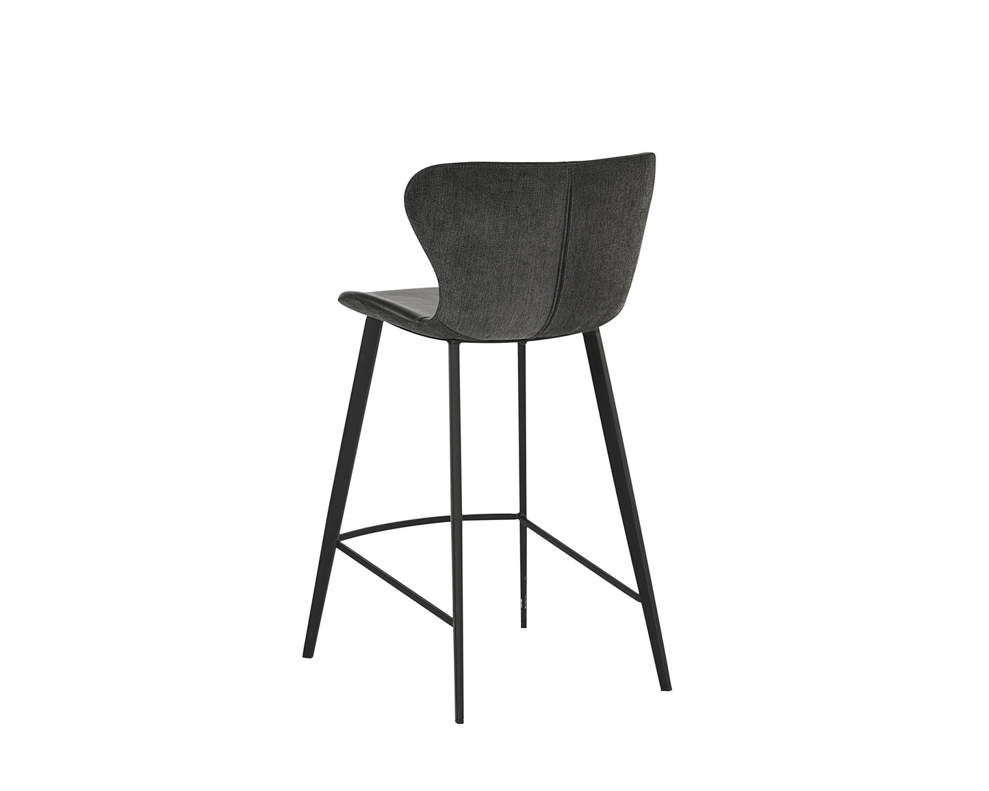 NAHLA ARABELLA COUNTER STOOL - BRAVO PORTABELLA / POLO CLUB KOHL GREY