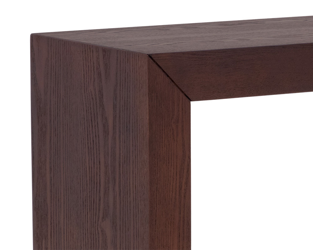 NAHLA ARCH CONSOLE TABLE - MAHOGANY