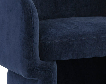 NAHLA LAURYN LOUNGE CHAIR - DANNY NAVY