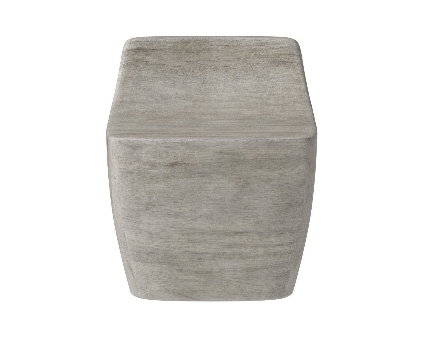 NAHLA LEDGER STOOL - ASH GREY WOOD LOOK