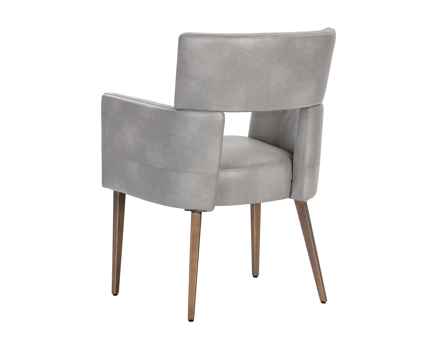 NAHLA AMERIE DINING ARMCHAIR - BRAVO METAL