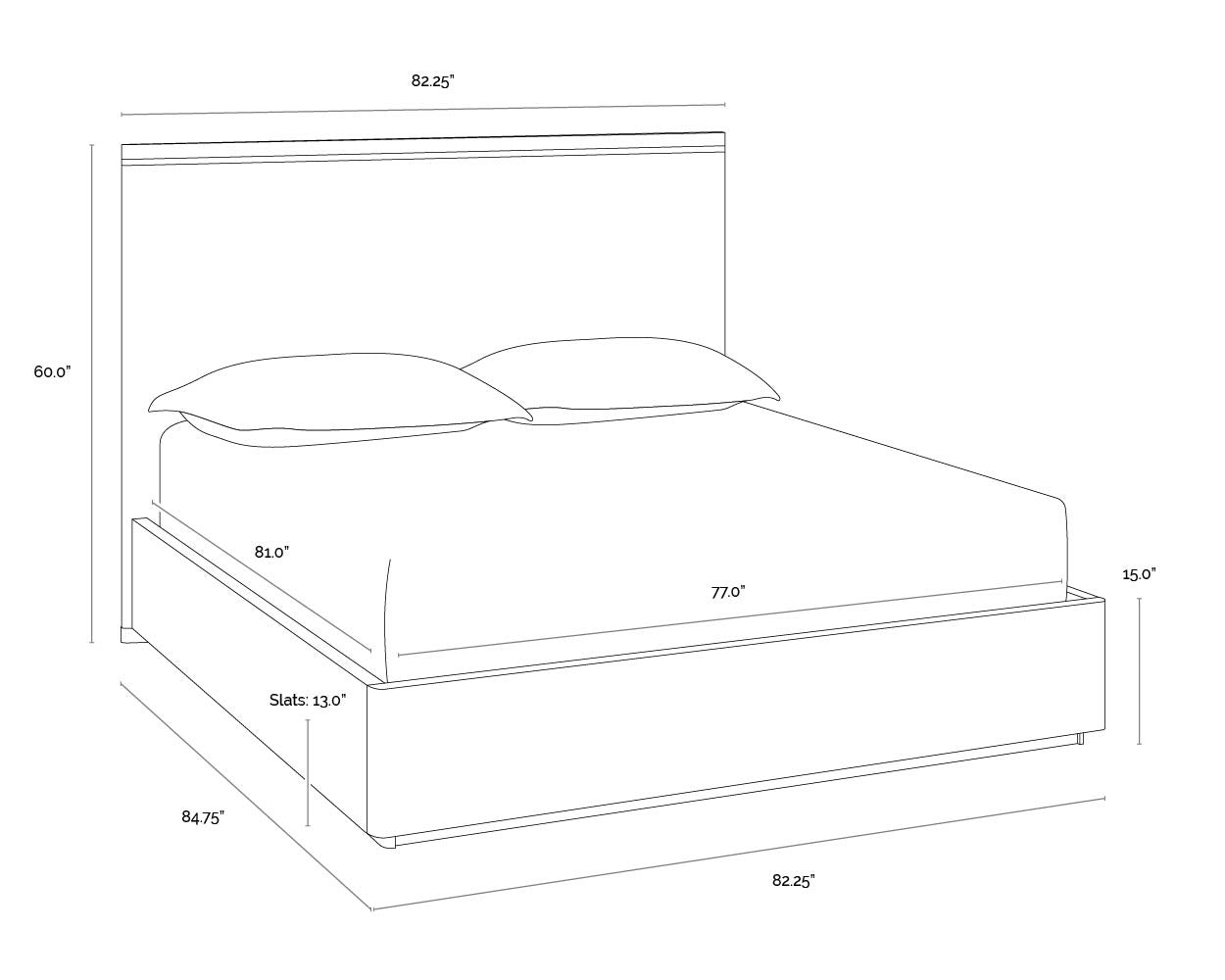 NAHLA ALTMAN BED - KING