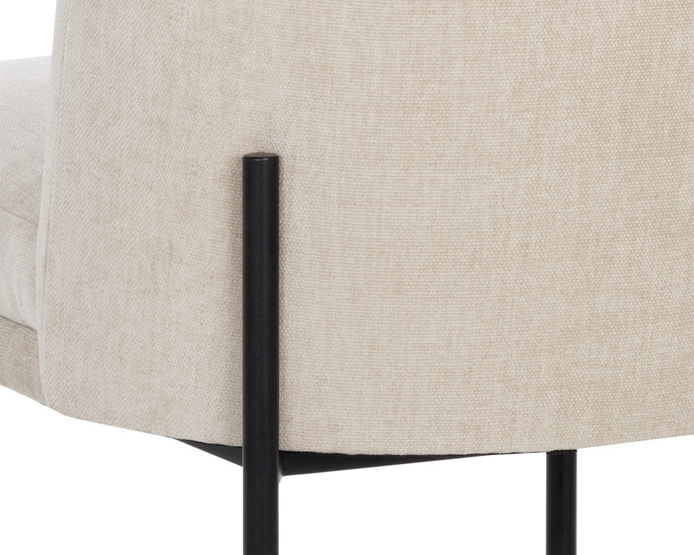 NAHLA RICHIE DINING CHAIR - BLACK - DANNY IVORY