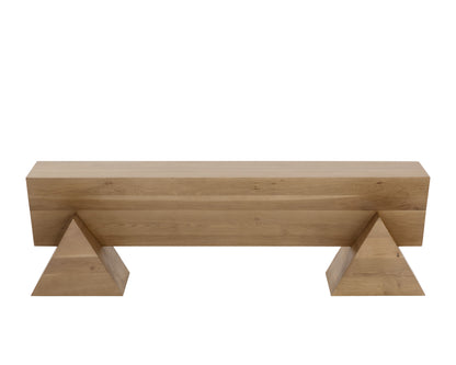 NAHLA GREGOR BENCH - RUSTIC OAK