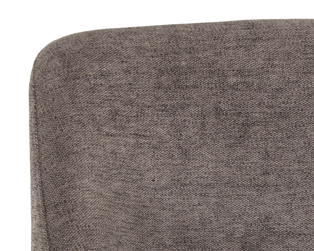 NAHLA DOVER BARSTOOL - BRAVO PORTABELLA / SPARROW GREY