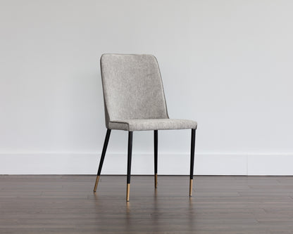 NAHLA KLAUS DINING CHAIR - FLINT GREY / NAPA TAUPE
