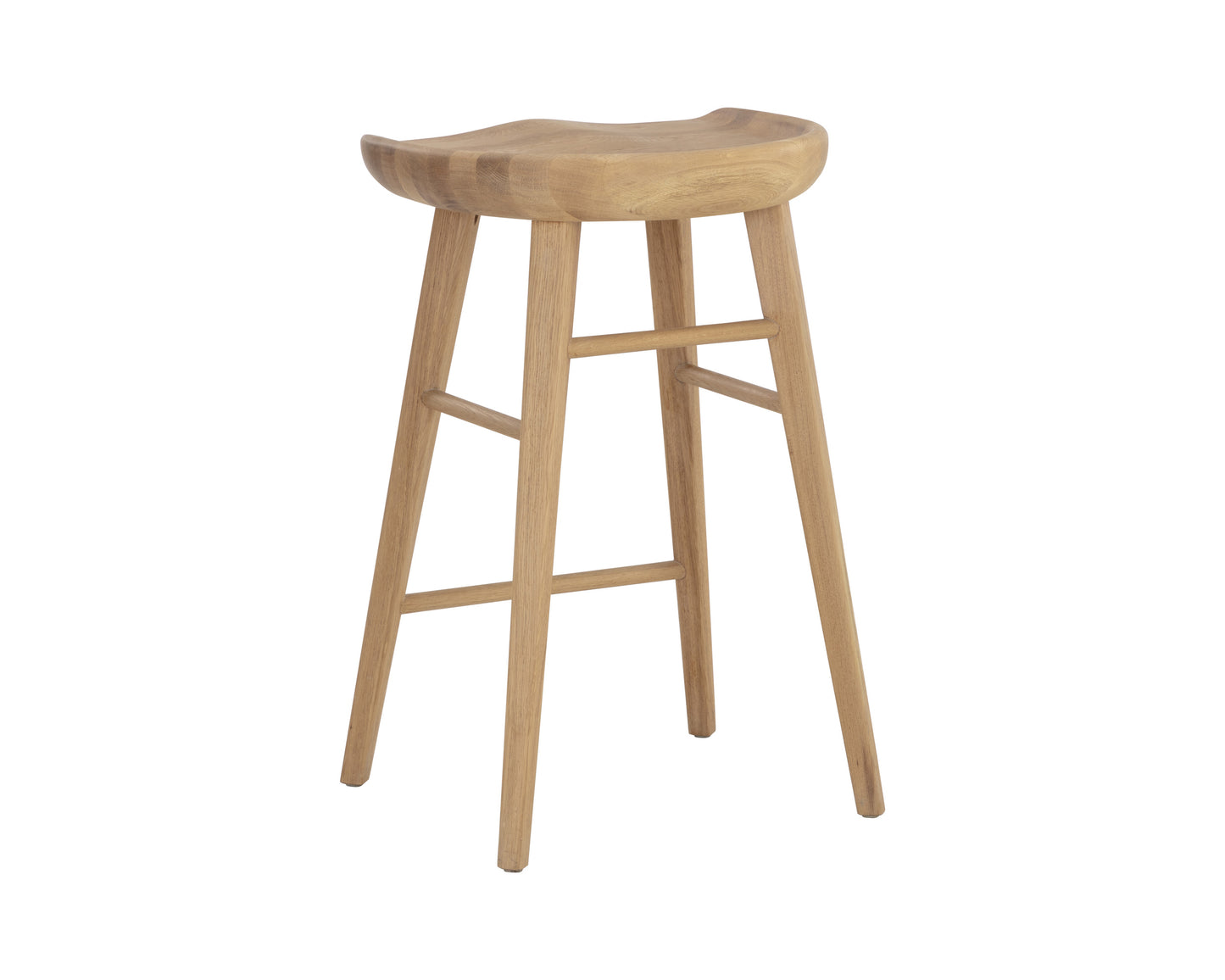 NAHLA DOMINIC COUNTER STOOL - LIGHT OAK