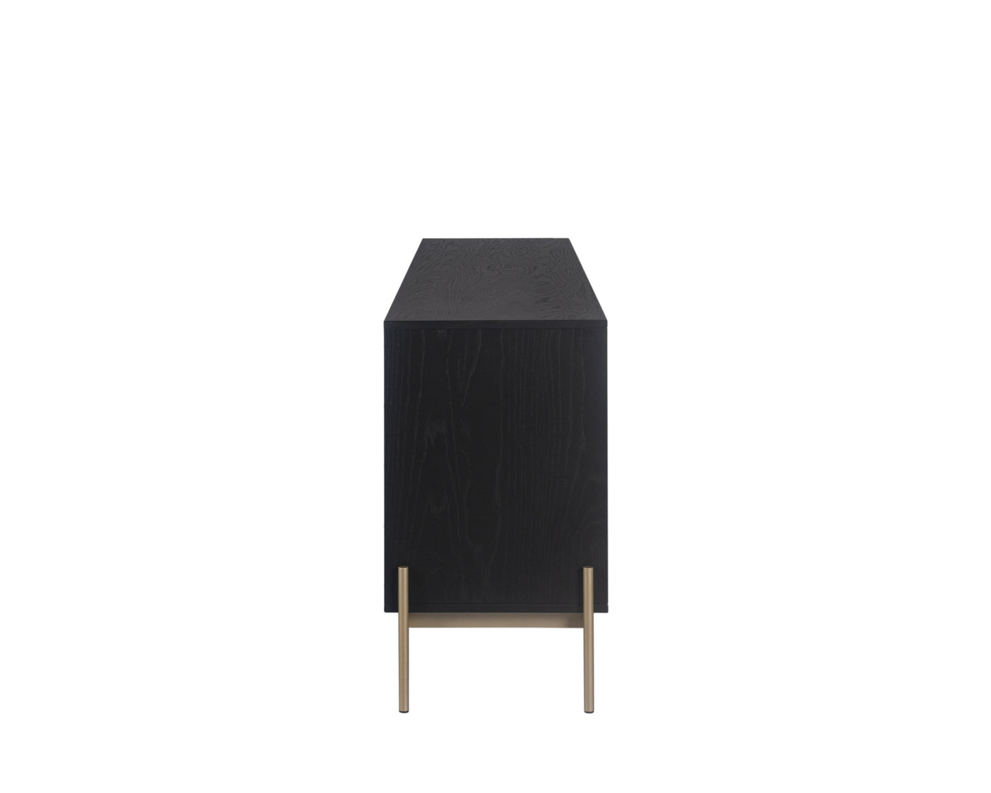 NAHLA AVIDA SIDEBOARD - LARGE - GOLD - BLACK/NATURAL