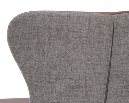 NAHLA ARABELLA BARSTOOL - BRAVO COGNAC / NOVEMBER GREY
