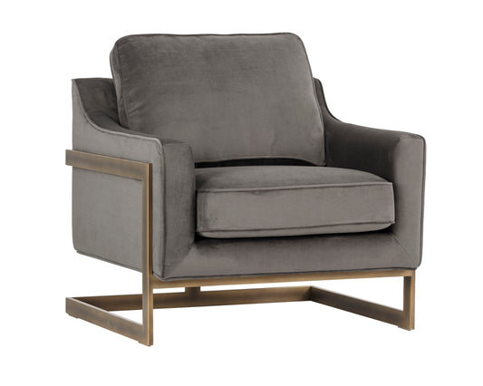 NAHLA KALMIN LOUNGE CHAIR - PICCOLO PEBBLE