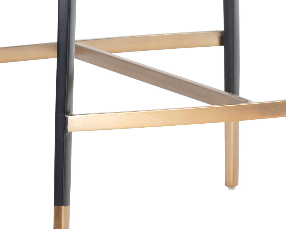 NAHLA CHRISTIAN COUNTER STOOL - NAPA BEIGE / NAPA TAN