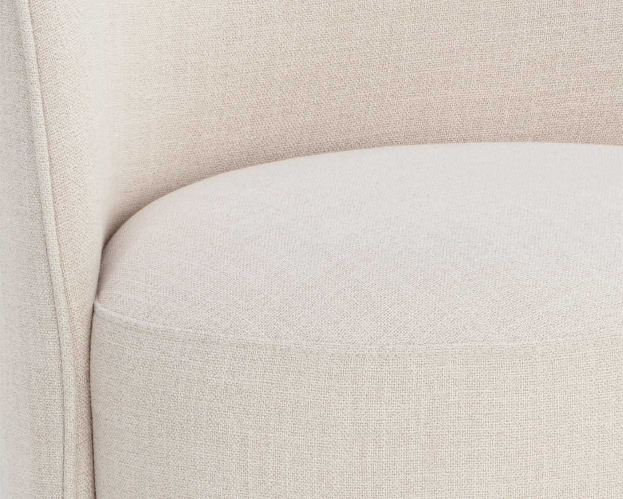 NAHLA CAVOLI SWIVEL DINING CHAIR - EFFIE LINEN
