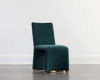 NAHLA ILUKA DINING CHAIR - DANNY TEAL