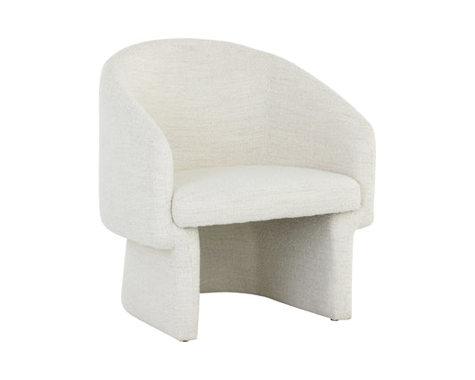 NAHLA LAURYN LOUNGE CHAIR - MERINO PEARL