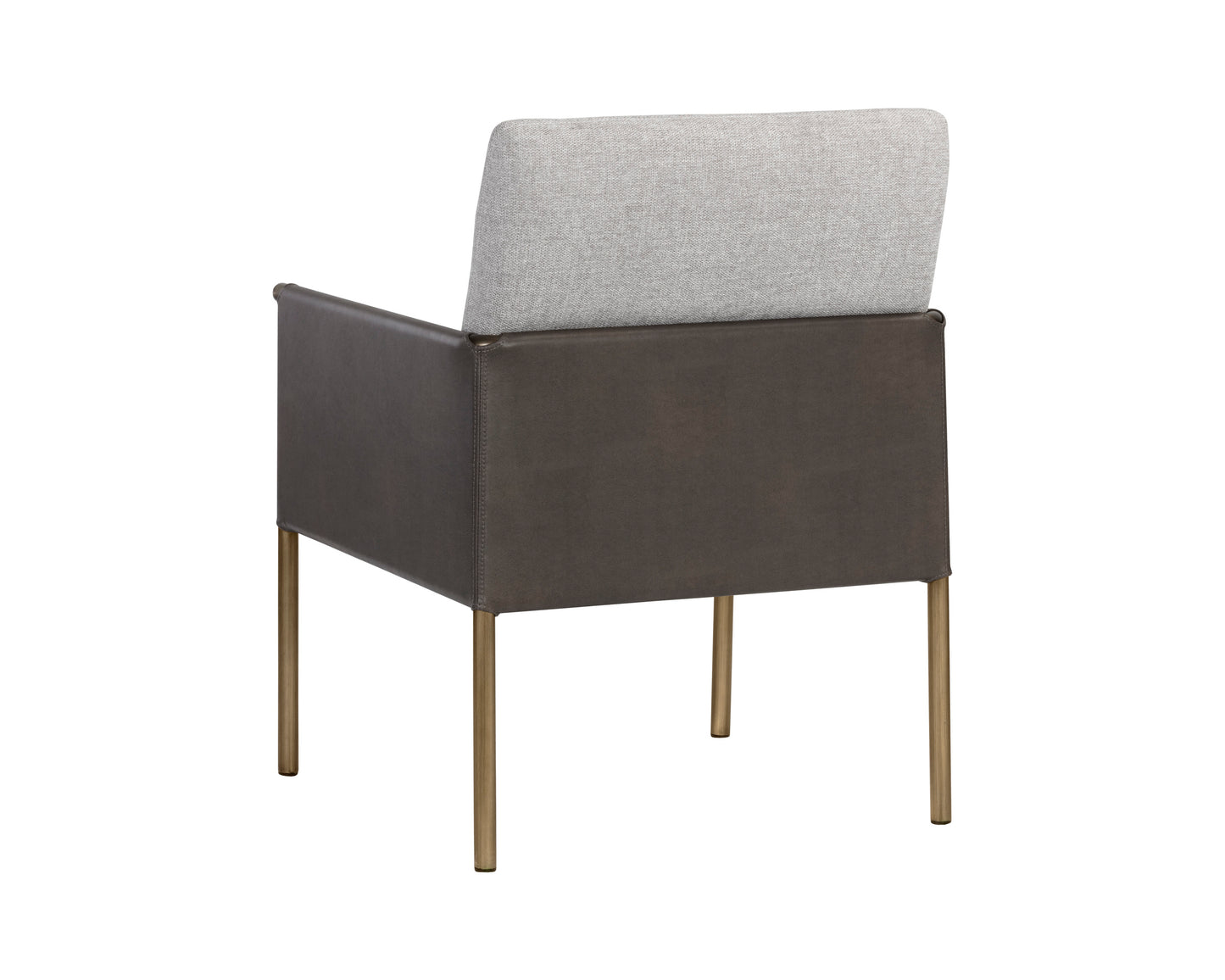 NAHLA BELLEVUE LOUNGE CHAIR - BELFAST HEATHER GREY / BRAVO ASH