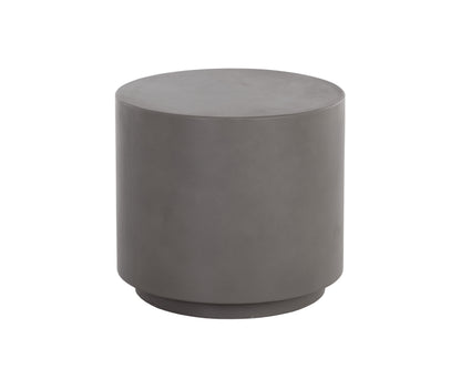 NAHLA RUBIN END TABLE - GREY