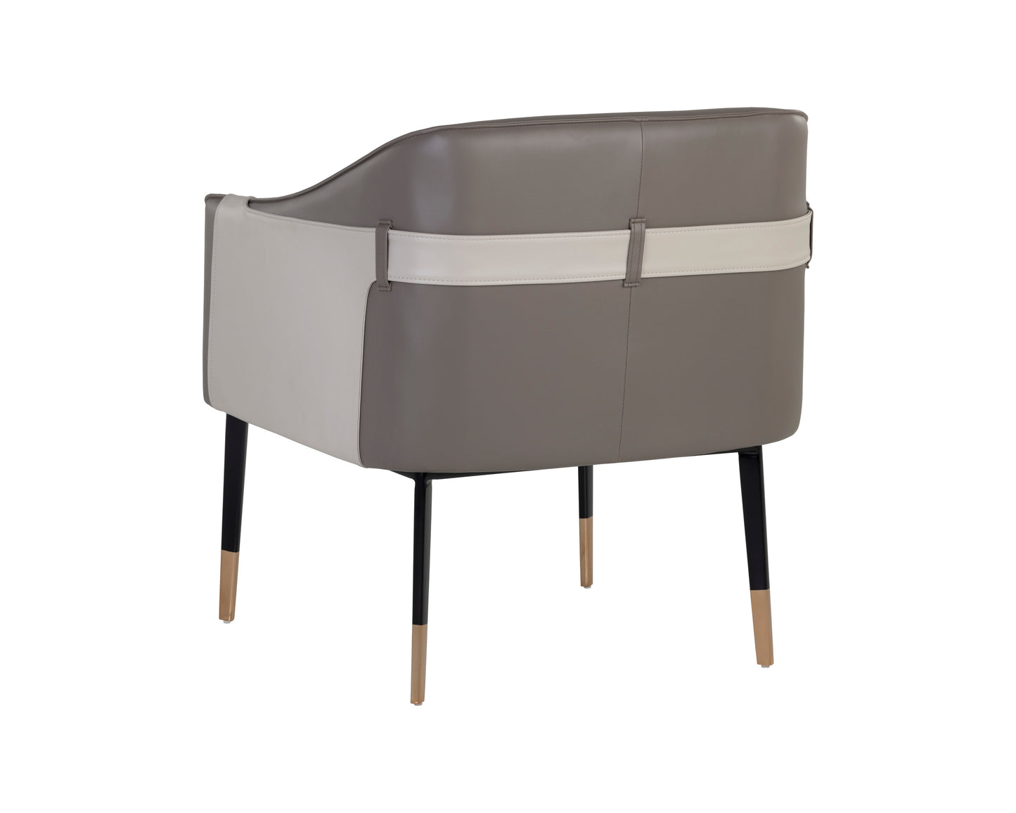 NAHLA CARTER LOUNGE CHAIR - NAPA TAUPE / NAPA STONE