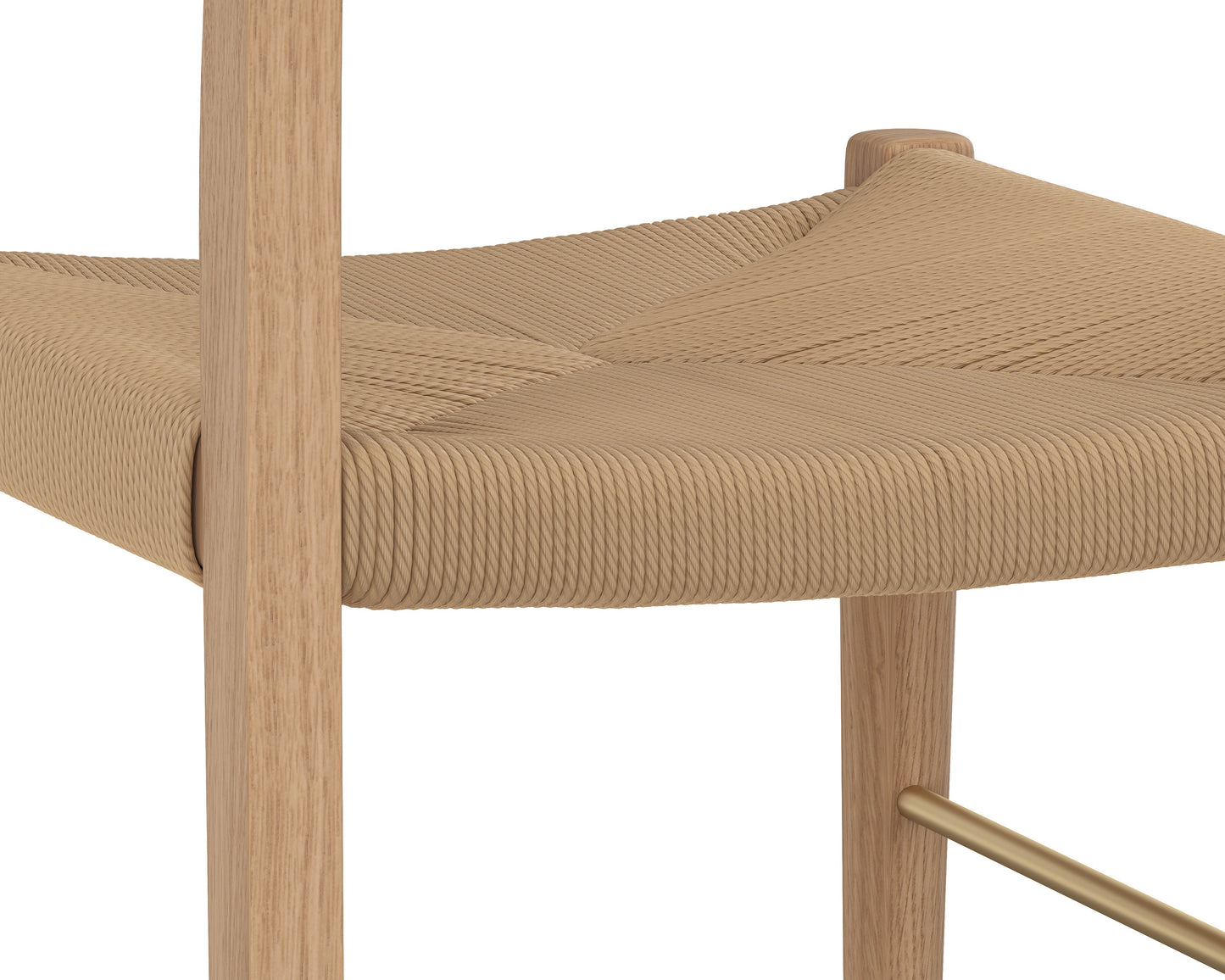 NAHLA BONDI COUNTER STOOL - LIGHT OAK
