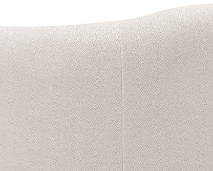 NAHLA BIRRIT SWIVEL ARMCHAIR - ALASKA GREIGE