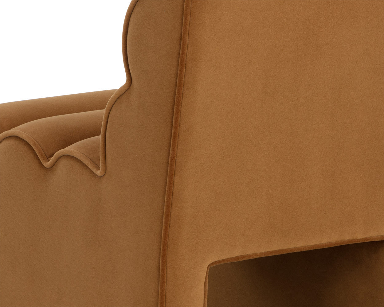 NAHLA STUART DINING CHAIR - MEG GOLD