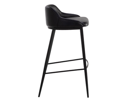 NAHLA ASTRA BARSTOOL - BLACK - NIGHTFALL BLACK
